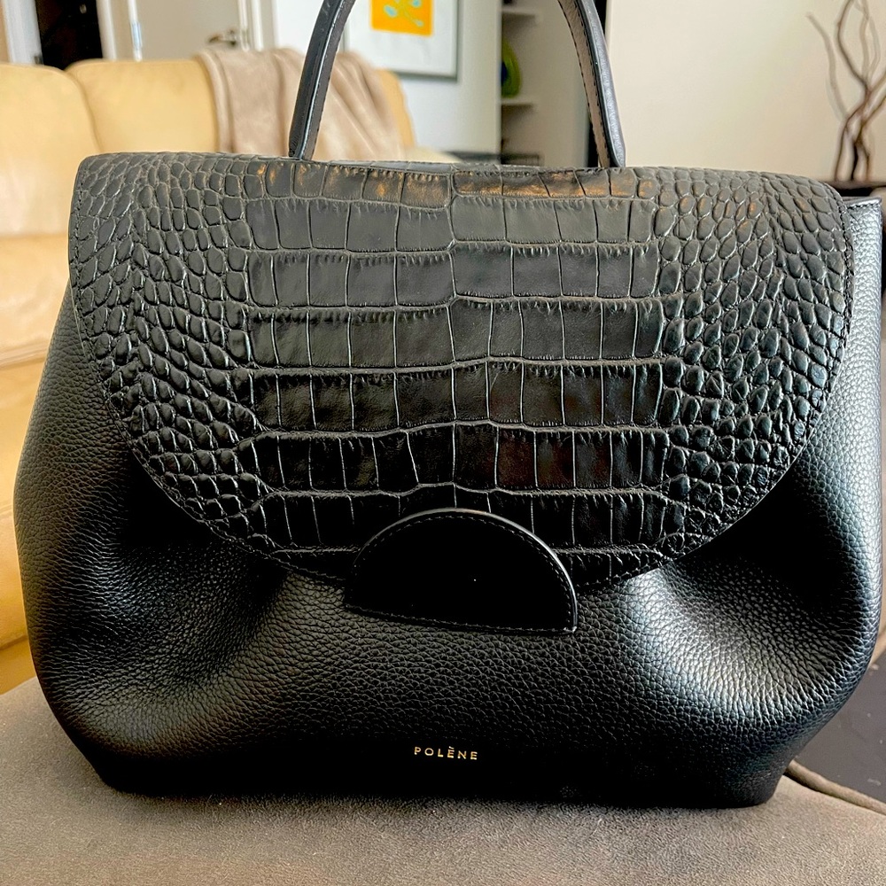 Polene “Numero Uno” bag with shoulder strap